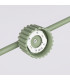 Aura Bar Pendant Ceiling Light Sage 4x GX53-7