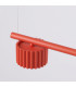 Aura Bar Pendant Ceiling Light Red 4x GX53-6
