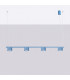 Aura Bar Pendant Ceiling Light Blue 4x GX53-2