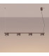 Aura Bar Pendant Ceiling Light Brown 4x GX53-3