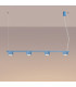 Aura Bar Pendant Ceiling Light Blue 4x GX53-3