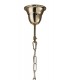 Ceiling Pendant Chandelier 5 Light French Gold, Crystal - 5