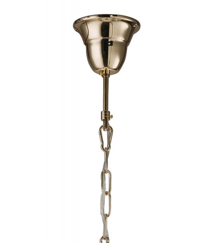 Ceiling Pendant Chandelier 5 Light French Gold, Crystal - 5