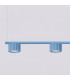 Aura Bar Pendant Ceiling Light Blue 4x GX53-4