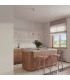 Aura Bar Pendant Ceiling Light Pink 4x GX53-13