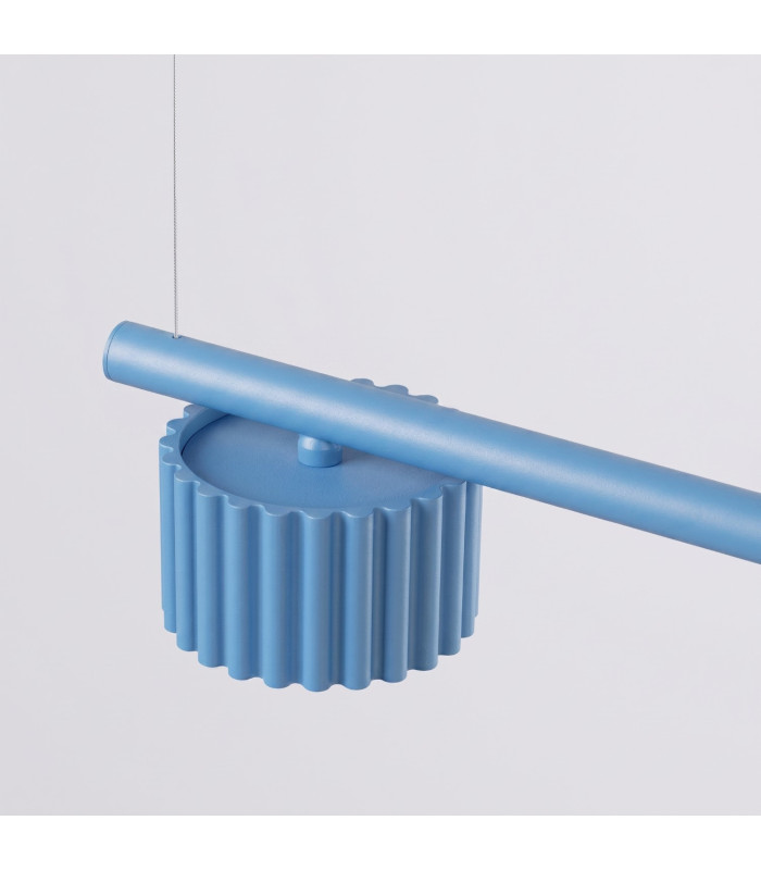 Aura Bar Pendant Ceiling Light Blue 4x GX53-6