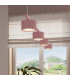 Aura Bar Pendant Ceiling Light Pink 4x GX53-14