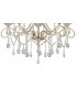 Ceiling Pendant Chandelier 5 Light French Gold, Crystal - 8