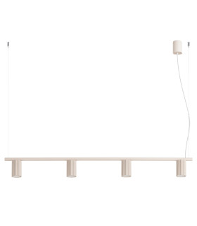Karbon Bar Pendant Ceiling Light Beige 4x GU10-1