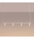 Karbon Bar Pendant Ceiling Light Beige 4x GU10-3