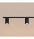 Karbon Bar Pendant Ceiling Light Black 4x GU10-4