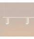 Karbon Bar Pendant Ceiling Light Beige 4x GU10-4