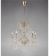 Ceiling Pendant Chandelier 5 Light French Gold, Crystal - 10