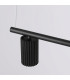 Karbon Bar Pendant Ceiling Light Black 4x GU10-6