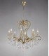 Ceiling Pendant Chandelier 8 Light French Gold, Crystal - 2