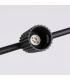 Karbon Bar Pendant Ceiling Light Black 4x GU10-7