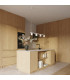 Karbon Bar Pendant Ceiling Light White 4x GU10-13