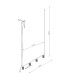 Karbon Bar Pendant Ceiling Light Black 4x GU10-10