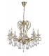 Ceiling Pendant Chandelier 8 Light French Gold, Crystal - 4