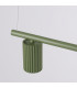 Karbon Bar Pendant Ceiling Light Olive Green 4x GU10-6