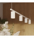 Karbon Bar Pendant Ceiling Light White 4x GU10-14