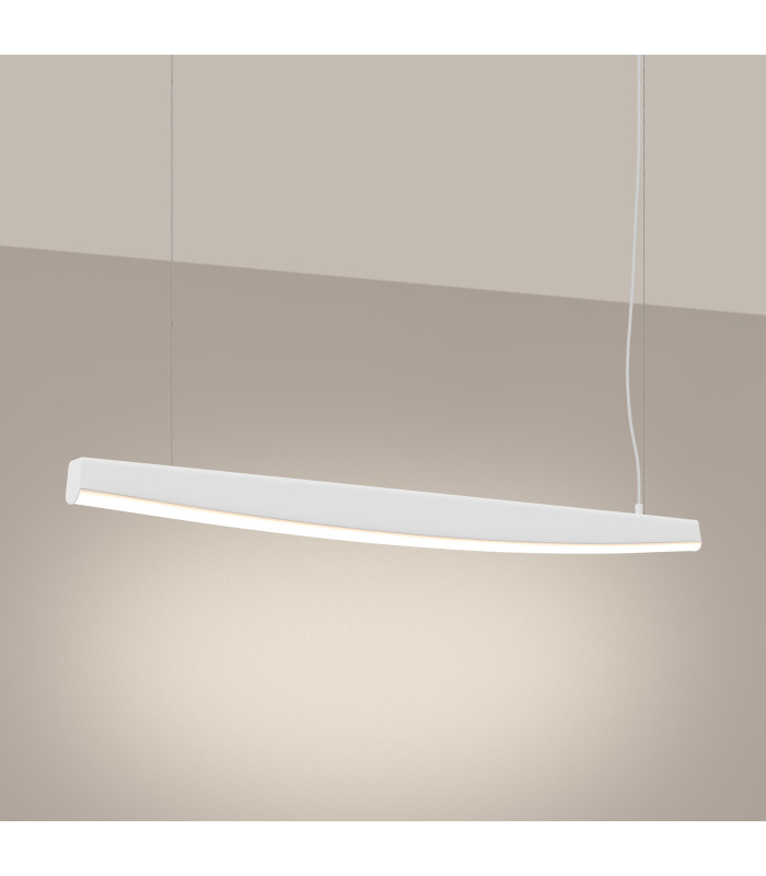Jorun LED 120cm Bar Pendant Ceiling Light White 3000K-3