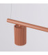 Karbon Bar Pendant Ceiling Light Red Ochre 4x GU10-6