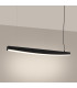 Jorun LED 120cm Bar Pendant Ceiling Light Black 3000K-3
