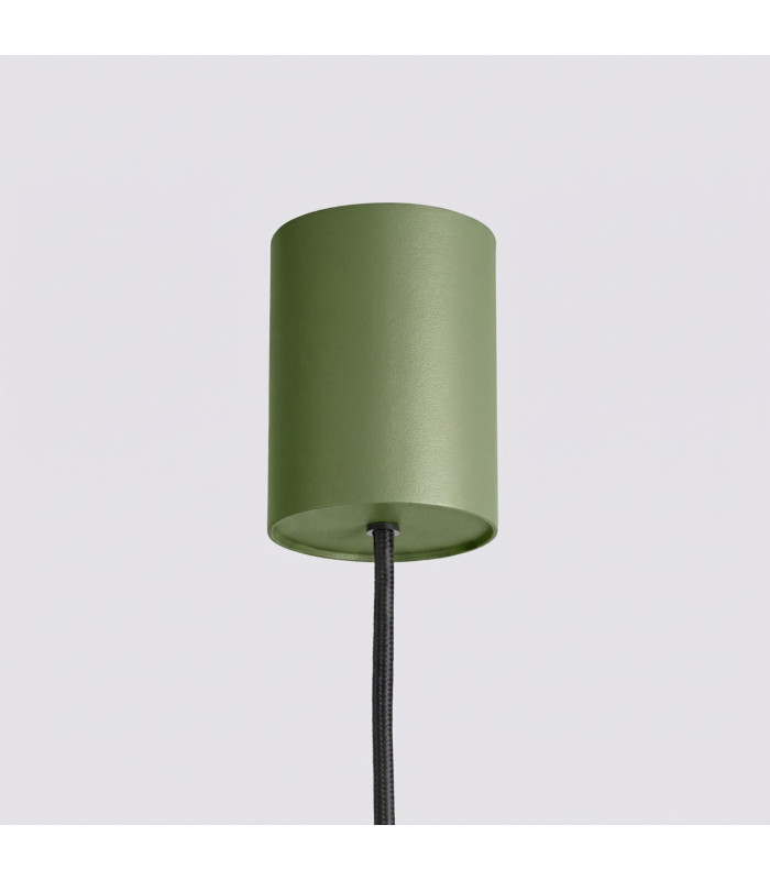 Karbon Bar Pendant Ceiling Light Olive Green 4x GU10-9