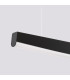 Jorun LED 120cm Bar Pendant Ceiling Light Black 3000K-4