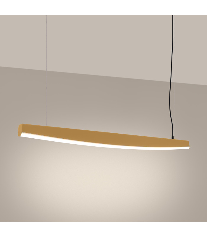 Jorun LED 120cm Bar Pendant Ceiling Light Golden 3000K-3
