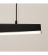 Jorun LED 120cm Bar Pendant Ceiling Light Black 3000K-5