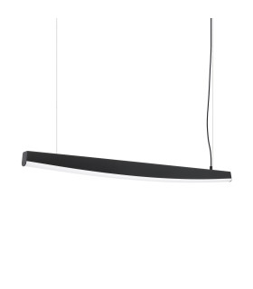 Jorun LED 120cm Bar Pendant Ceiling Light Black 4000K-1