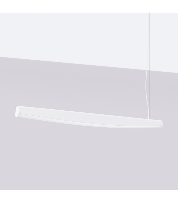 Jorun LED 120cm Bar Pendant Ceiling Light White 4000K-2
