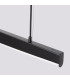 Jorun LED 120cm Bar Pendant Ceiling Light Black 4000K-7