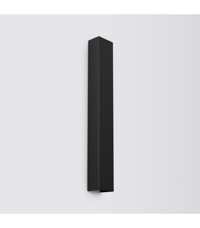Freya 60cm Flush Wall Lamp Black 1x GU10-2