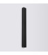 Freya 90cm Flush Wall Lamp Black 1x GU10-2