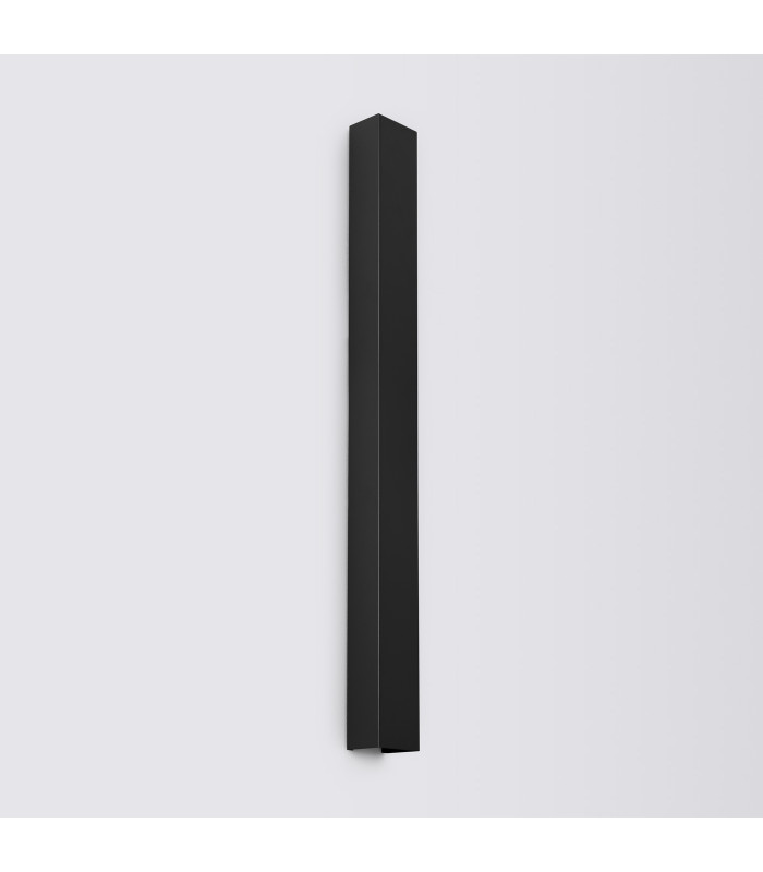 Freya 90cm Flush Wall Lamp Black 1x GU10-2