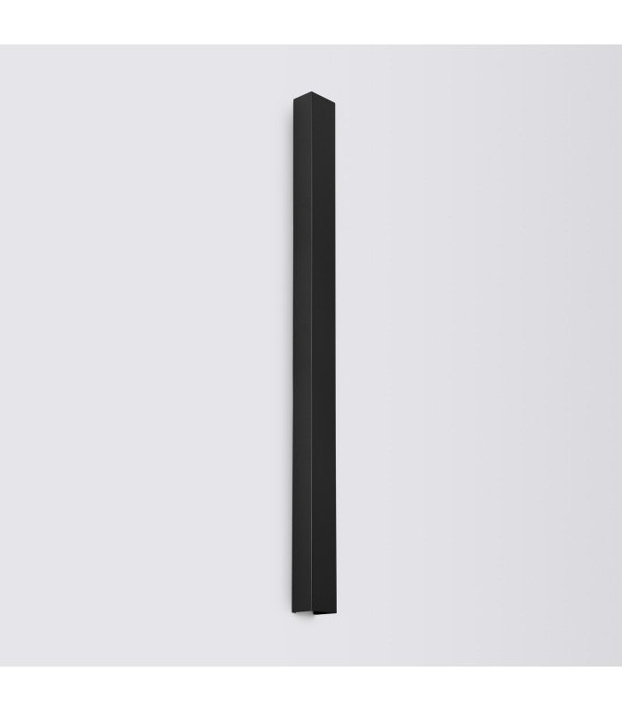 Freya 120cm Flush Wall Lamp Black 1x GU10-2
