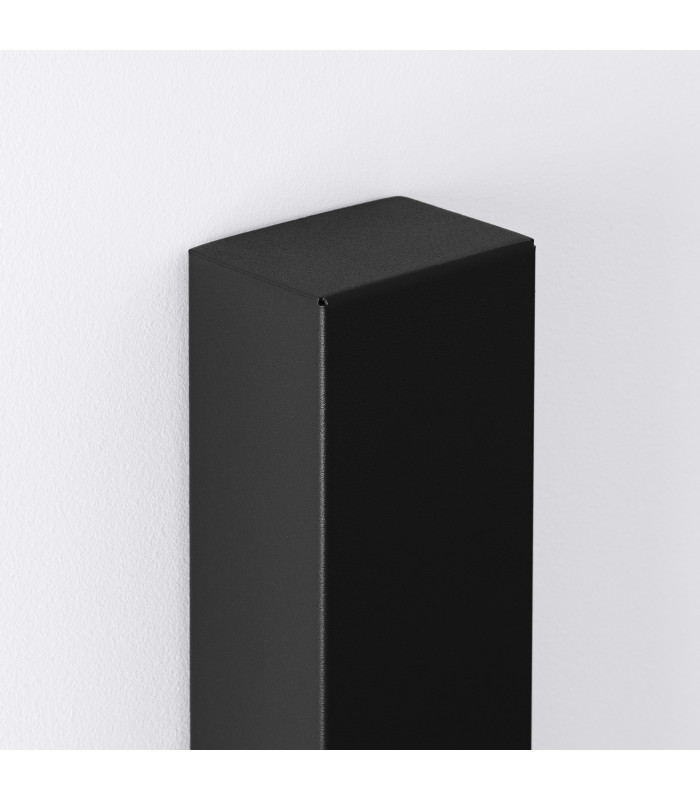 Freya 90cm Flush Wall Lamp Black 1x GU10-4