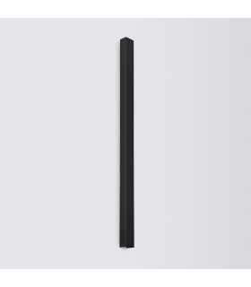 Freya 150cm Flush Wall Lamp Black 1x GU10-2
