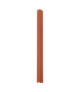 Freya 120cm Flush Wall Lamp Red Ochre 1x GU10-1