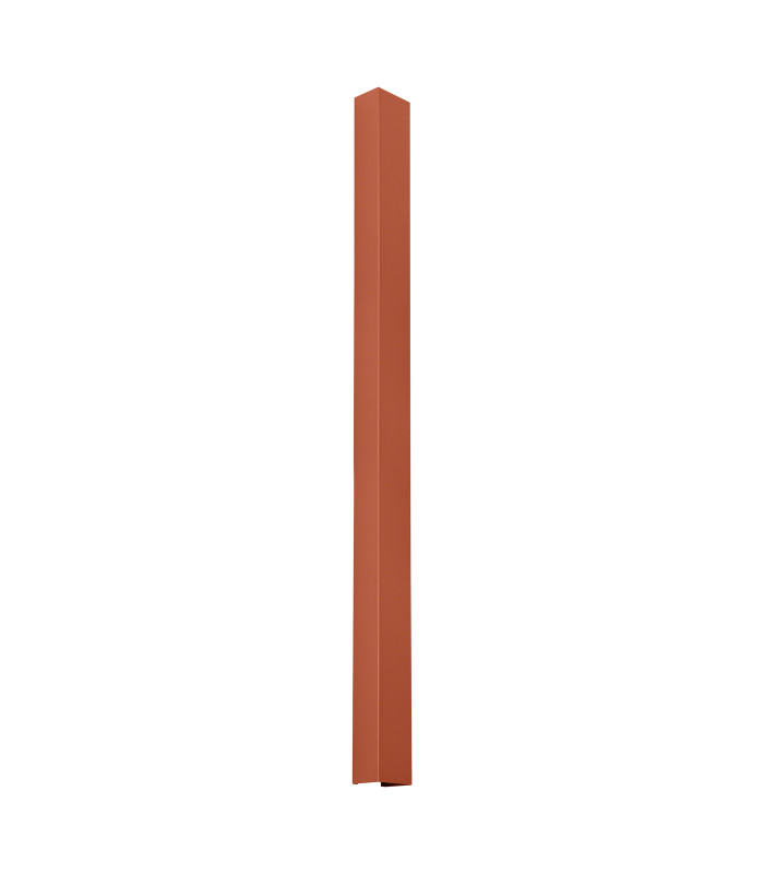 Freya 120cm Flush Wall Lamp Red Ochre 1x GU10-1