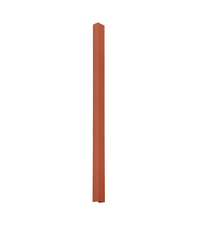 Freya 150cm Flush Wall Lamp Red Ochre 1x GU10-1