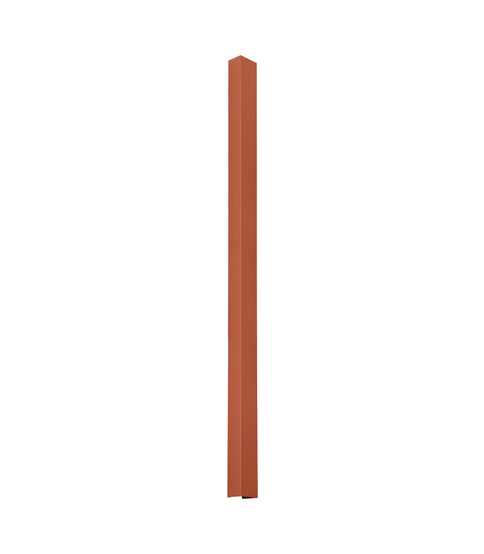 Freya 150cm Flush Wall Lamp Red Ochre 1x GU10-1