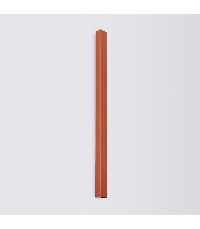 Freya 150cm Flush Wall Lamp Red Ochre 1x GU10-2