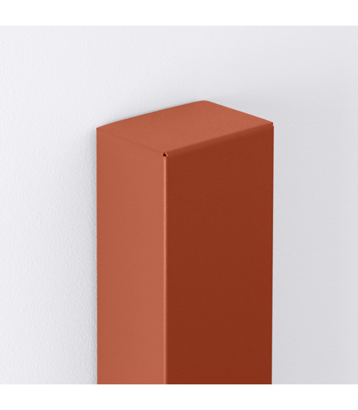 Freya 120cm Flush Wall Lamp Red Ochre 1x GU10-4