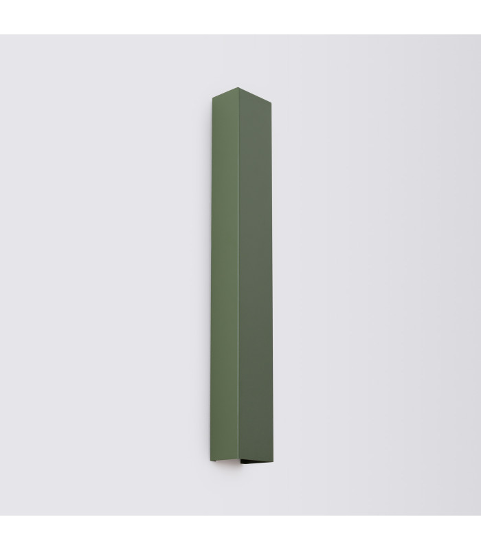 Freya 60cm Flush Wall Lamp Olive Green 1x GU10-2
