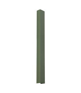 Freya 90cm Flush Wall Lamp Olive Green 1x GU10-1