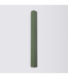 Freya 90cm Flush Wall Lamp Olive Green 1x GU10-2
